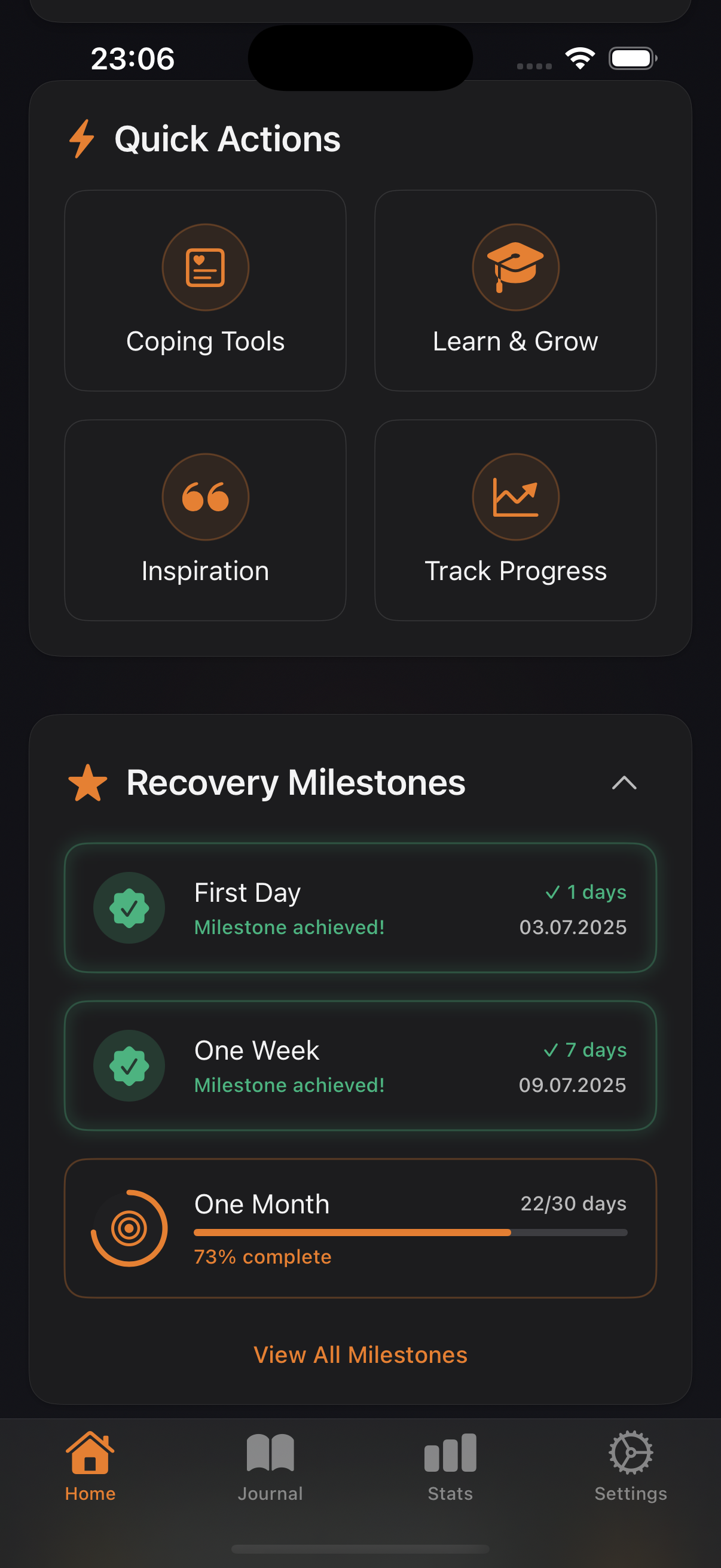 Lustly Home Dashboard